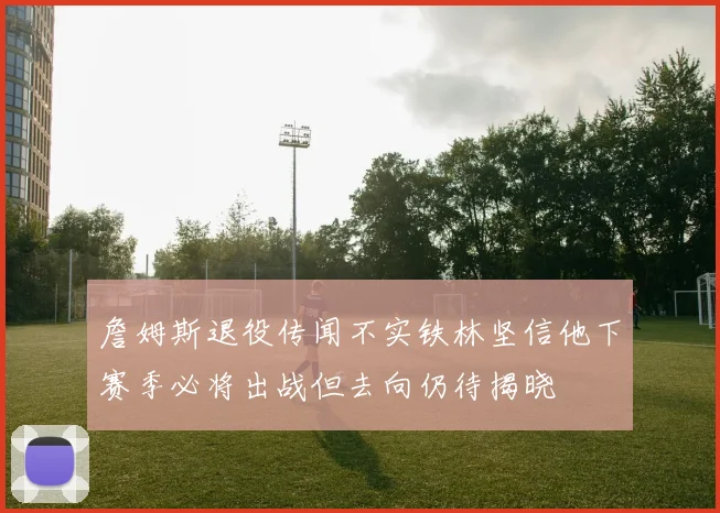 詹姆斯退役传闻不实铁林坚信他下赛季必将出战但去向仍待揭晓