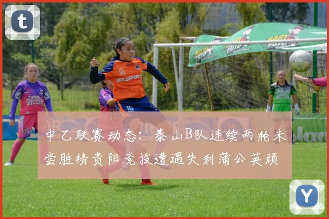 中乙联赛动态：泰山B队连续两轮未尝胜绩贵阳竞技遭遇失利蒲公英顽强战平